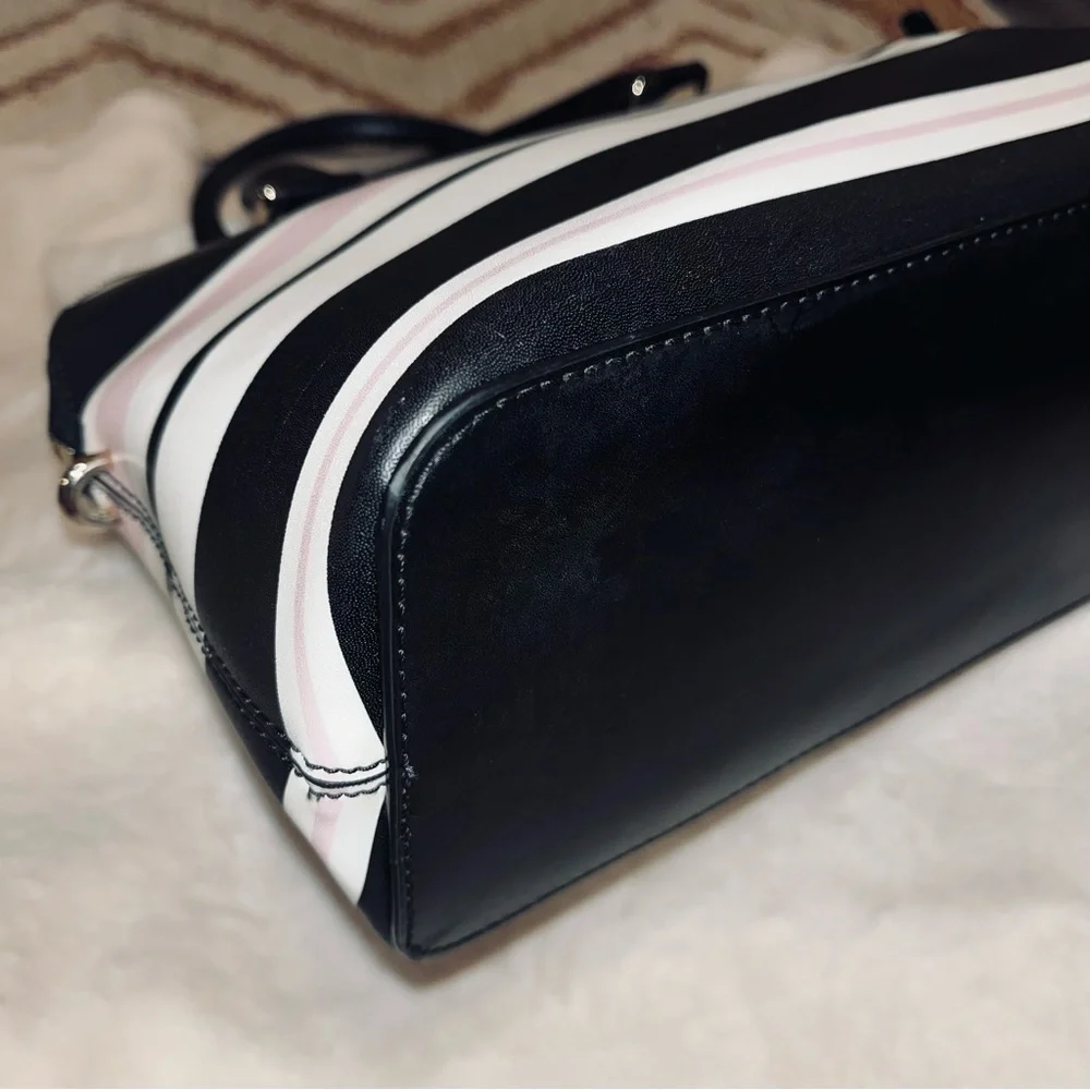 ♠️ Kate Spade • Carli Grove Street Striped Satchel Handbag - Picture 10 of 14